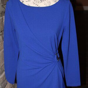 DKNY Rounded Neck Sheath Dress